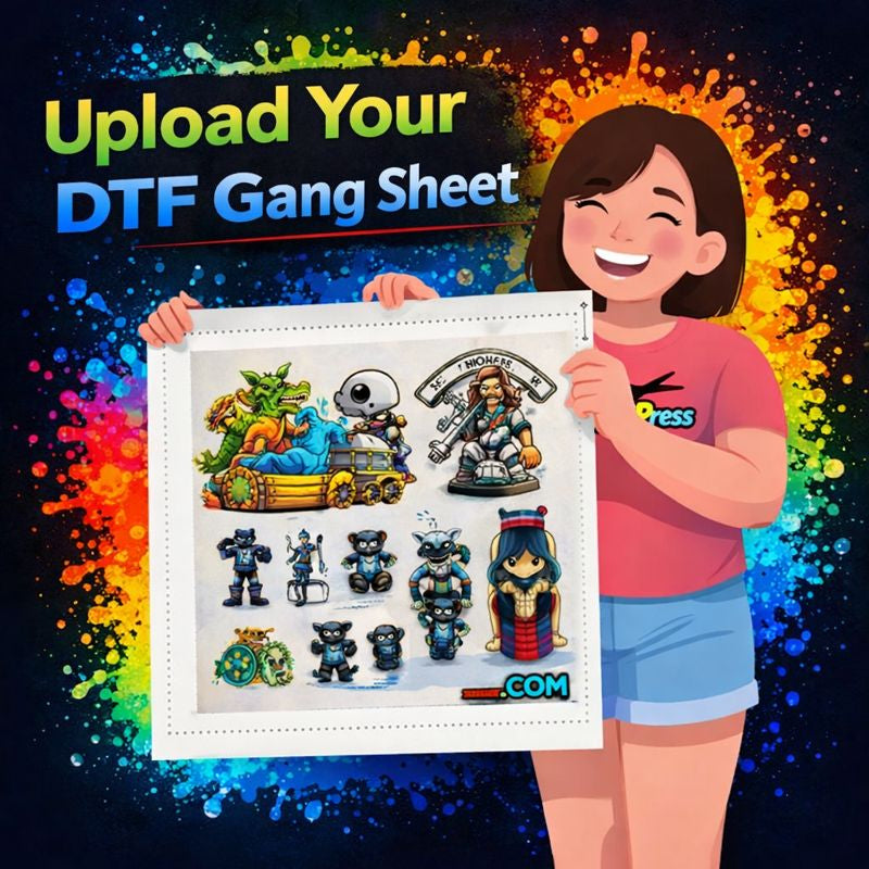 DTF Transfers - Upload Your Gang Sheet